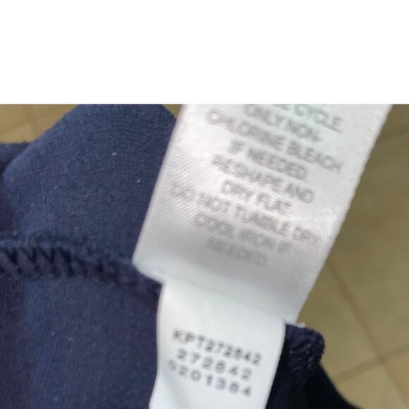 J. Jill Wearever Collection Navy Blue High Rise Wide Leg Crop Pull-On Pants SP - Picture 5 of 7